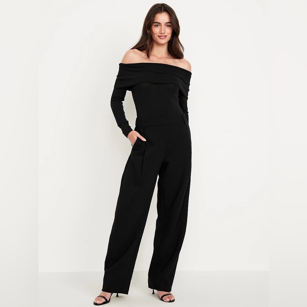 NWT! Old Navy High-Waisted Taylor Barrel Ankle Pants - Size 2 TALL 🩷 #801612